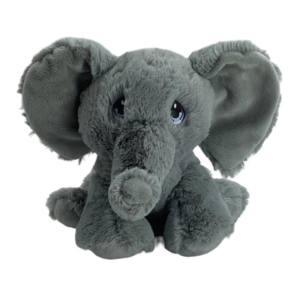 Aurora World Precious Moments Gray Soft Elephant Stuffed Animal Plush Toy 7"